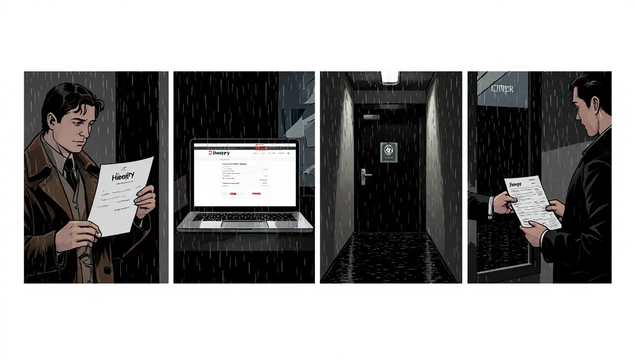 Postupná cesta: lékařské potvrzení, Hedepy na laptopu, terapie s označením ZPMVČR, faktura.