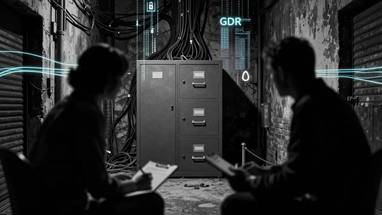 Anonymní supervize a zabezpečená digitální data v noir komiksu
